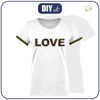 WOMEN’S T-SHIRT - LOVE / FOLKLORE- single jersey XXS