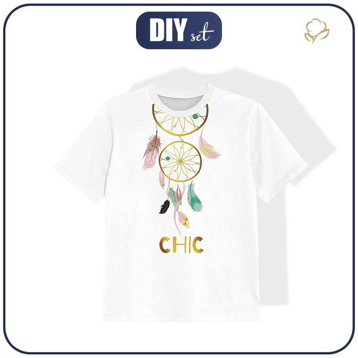 KID’S T-SHIRT- DREAMCATCHER (WILD & FREE) - single jersey (140-146)
