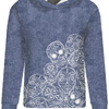 CLASSIC DAMEN HOODIE (POLA) - TOTENKÖPFE Ms. 5 (DIA DE LOS MUERTOS) - Sommersweat - L