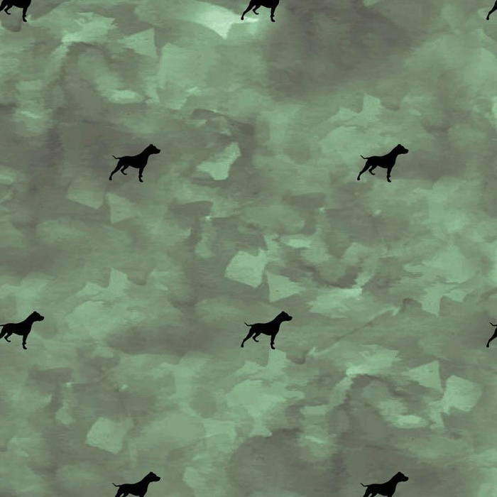 PITBULLS (minimal) / CAMOUFLAGE pat. 2 (olive) - softshell