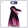 KINDERJACKE BUNNY (ZOE) - KLECKSE (fuchsie) / schwarz - Nähset