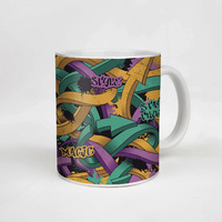 MUG WITH PRINT - STREET STYLE PATTERN NO. 7