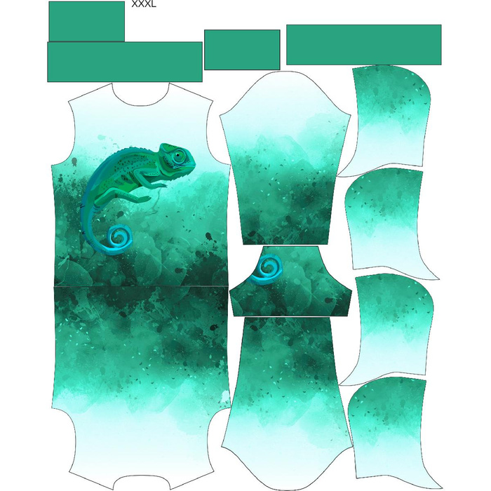 PÁNSKÁ MIKINA S KAPUCÍ (COLORADO) - CHAMELEON - SADA ŠITÍ M