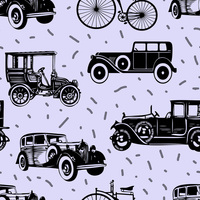 BLACK OLD CARS - light brushed knitwear