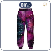 WOMEN'S JOGGERS (NOEMI) - WATERCOLOR GALAXY PAT. 8 - sewing set S
