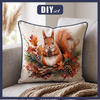 PODUSZKA 45X45 - AUTUMN SQUIRREL - panel przód + tył