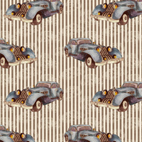 OLD CARS / paski wz. 4 - tkanina bawełniana