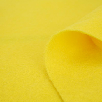 Filc dekoracyjny 41x50 cm - cytrynowy