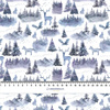 ANIMALS IN THE FOREST (PAINTED FOREST) - single jersey with elastane 