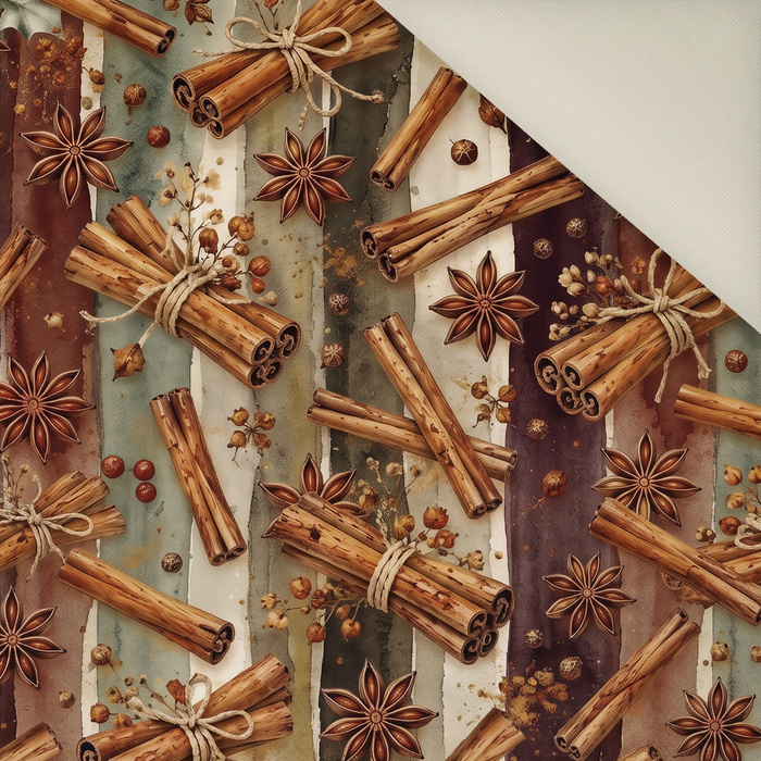 CHRISTMAS STRIPES WZ.2 - Welur tapicerski