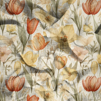 Flowers wz. 70 - Cotton muslin