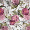 ROSE GARDEN / white - Cotton muslin