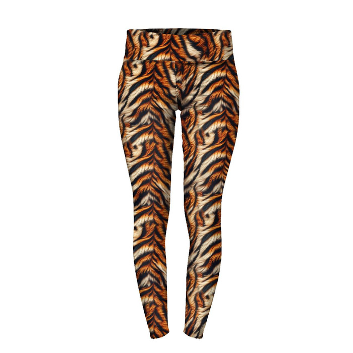 SPORTS LEGGINGS - ANIMAL SKIN pat.3  - sewing set - M