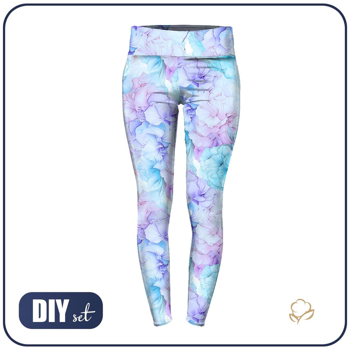 LEGGINSY SPORTOWE (L) - ALCOHOL PASTEL WZ.3 - zestaw do uszycia