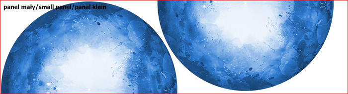 SPECKS (classic blue) - circle skirt panel 