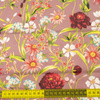 FLOWERS ON THE MEADOW pat. 3 / dusky pink - Chiffon