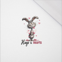 CUTE BUNNY - panel (60cm x 50cm) SINGLE JERSEY
