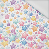 PASTEL STARS - tkanina wodoodporna