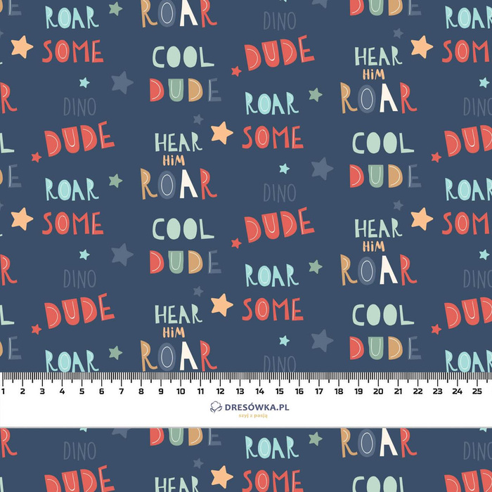 DINO DUDE - schnelltrocknende Webware