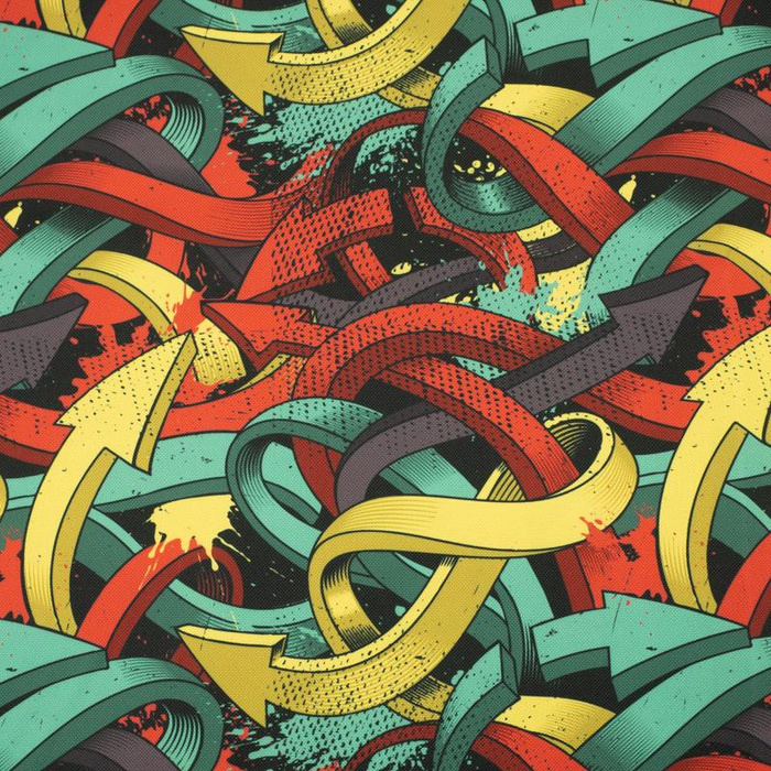 STREET STYLE PATT. NO. 6 - Waterproof woven fabric