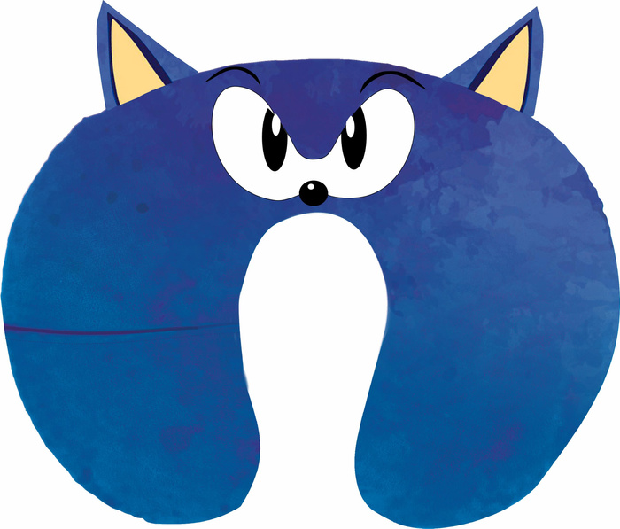 NECK PILLOW - BLUE HEDGEHOG - sewing set