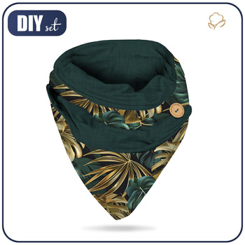 BUTTON SCARF - monstera wz.7 - sewing set