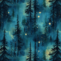100CM FOREST WZ.11 - lekka dzianina drapana