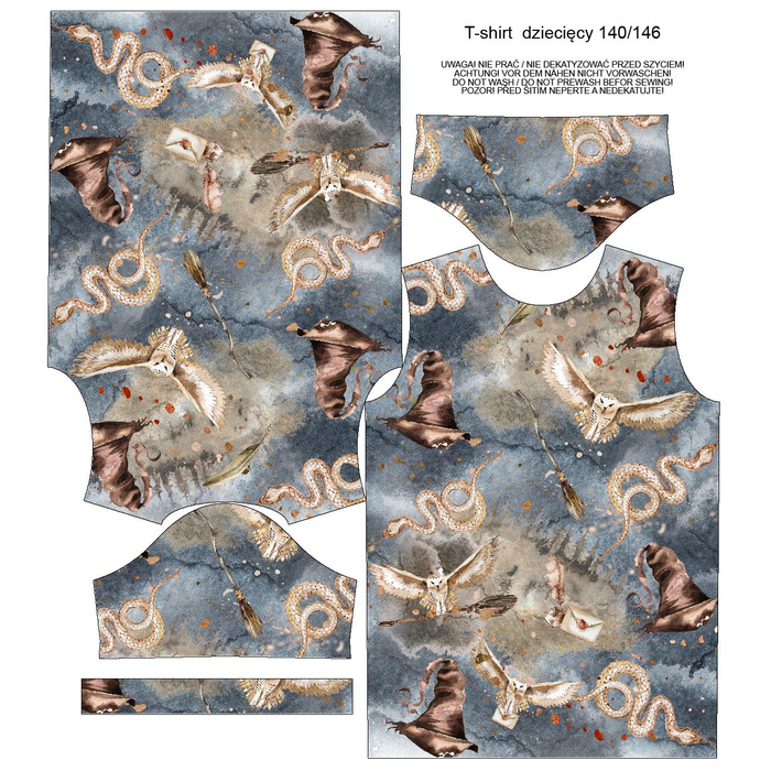 KID’S T-SHIRT - MAGICAL WORLD MIX pat. 2 (MAGIC) - single jersey