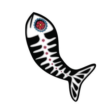 FISCH PABLO (DIA DE LOS MUERTOS) - Paneel 75cm x 80cm