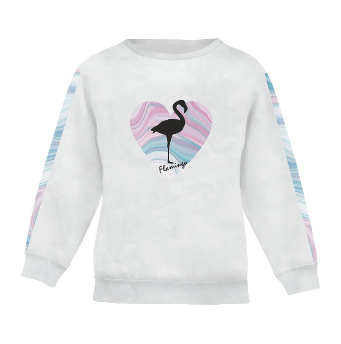 Jogginganzug für Kinder (MILAN) - Flamingo / Aquarell - Sommersweat (146/152)