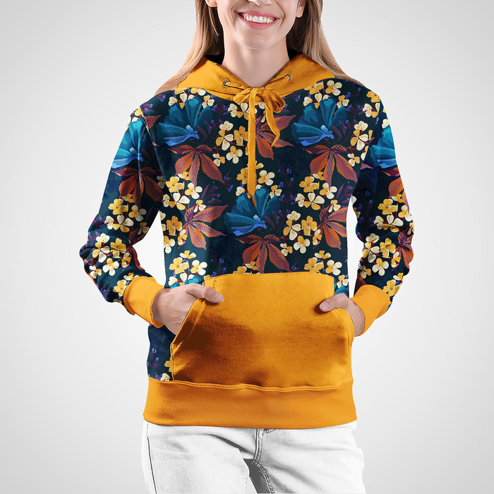 FLORAL AUTUMN M. 2 - schnelltrocknende Webware