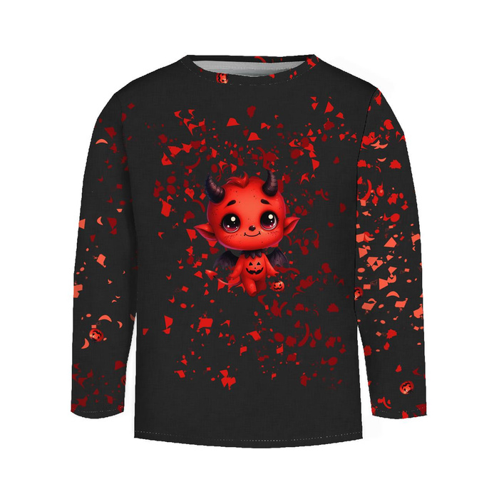 DEVIL CUTE HALLOWEEN WZ. 2 - PANEL (60cm x 50cm) dzianina drapana z elastanem ITY