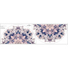 Klein Tellerrock-Panel - Viskose Jersey - WATERCOLOR FLORAL WZ. 1