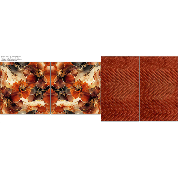 OZDOBNÉ POLŠTÁŘE - AUTUMN FLOWERS WZ. 13