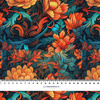 VINTAGE CHINESE FLOWERS MS. 2 - schnelltrocknende Webware