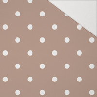 POLKA DOTS WZ. 4 - Hydrofobní česaná teplákovina