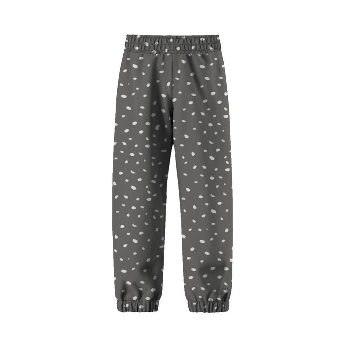 CHILDREN'S SOFTSHELL TROUSERS (YETI) - WHITE TRACES / grey (MAGICAL CHRISTMAS FOREST) (98/104)