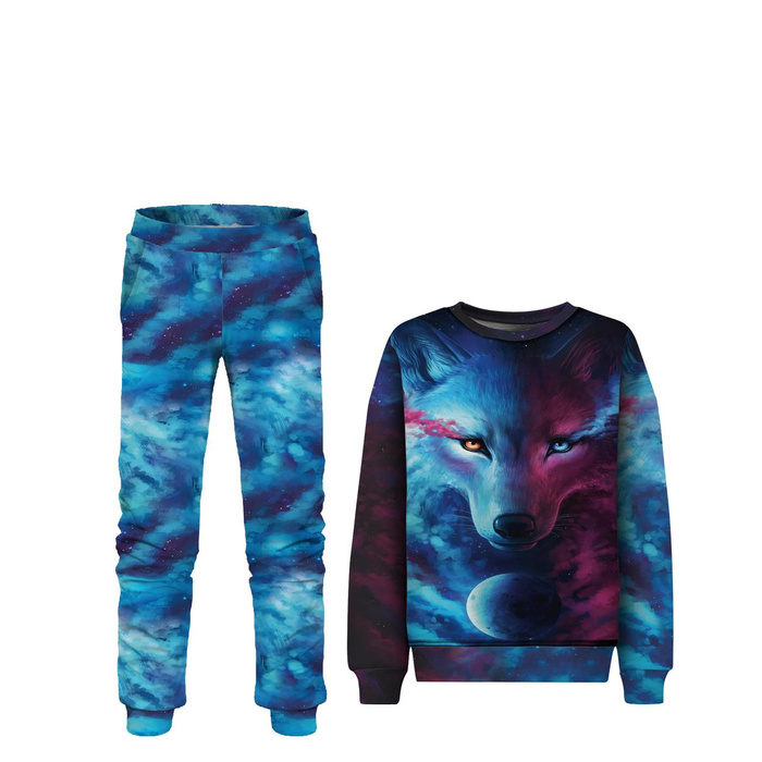 Jogginganzug für Kinder (MILAN) - DARK ENERGY - Nähset (134/140)