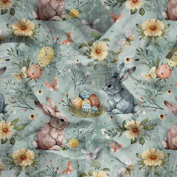 HAPPY EASTER WZ.7 - Cotton muslin