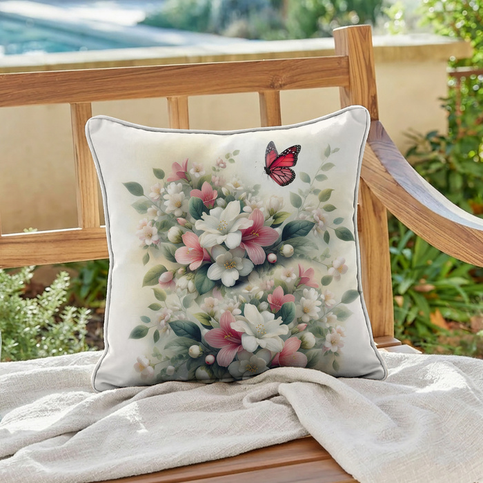 PASTEL BLOOM WZ. 1 - Panel (75cm x 80cm) Sommersweat