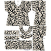 KIMONO BLUSE - ZEBRA m. 1 - Nähset