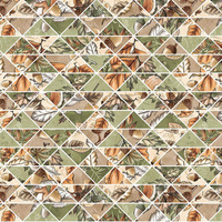 HERBSTMIX 3D (HERBST IM WALD) - Baumwoll Webware