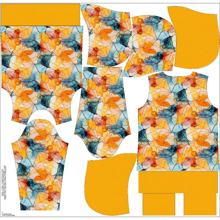 BLUZA DAMSKA "POLA" (XXXL) CLASSIC Z KAPTUREM - AUTUMN TIME WZ. 12 - zestaw do uszycia 