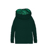 SNOOD SWEATSHIRT (FURIA) - MELANGE BOTTLE GREEN / GREEN LACE - sewing set - XXXL