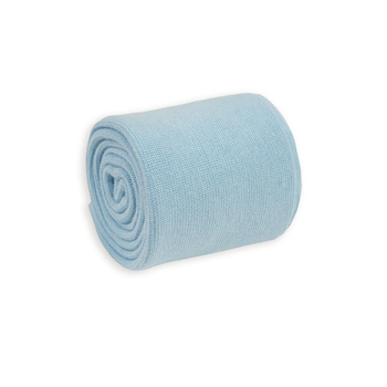 D-75 HELLBLAU/ BABY BLUE - T-shirt Bündchen glatt ST