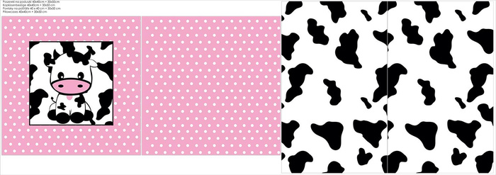 DECORATIVE PILOWS - COW ADELE