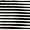 Viscose jersey - STRIPES WHITE / BLACK 1,0cm x 1,0cm