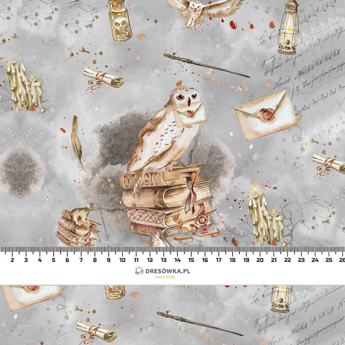 OWL PAT. 3 (MAGIC) - PANEL (60cm x 50cm) SINGLE JERSEY