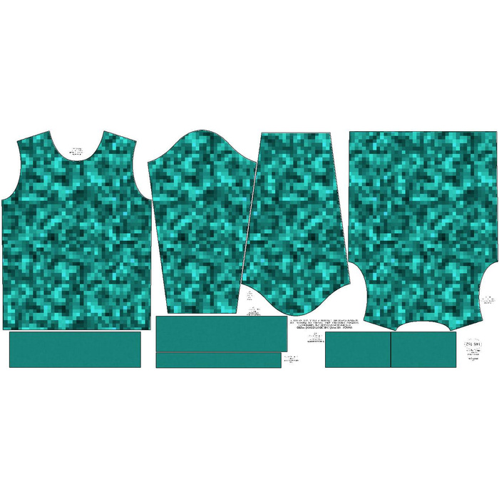 KINDER SWEATSHIRT (NOE) - PIXEL MS.2 / marine - Sommersweat (122/128)