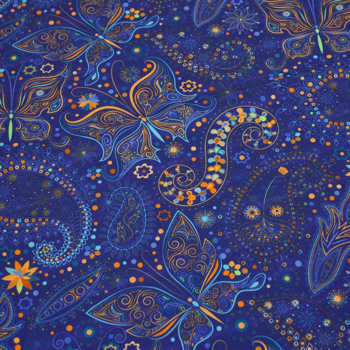 ETNO BUTTERFLIES - Waterproof woven fabric